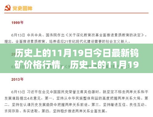 歷史上的11月19日鎢礦價(jià)格行情詳解，獲取與分析指南