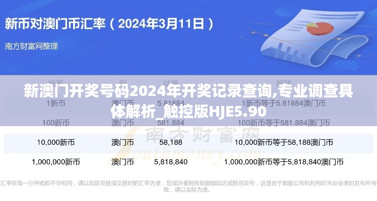 新澳門(mén)開(kāi)獎(jiǎng)號(hào)碼2024年開(kāi)獎(jiǎng)記錄查詢,專業(yè)調(diào)查具體解析_觸控版HJE5.90