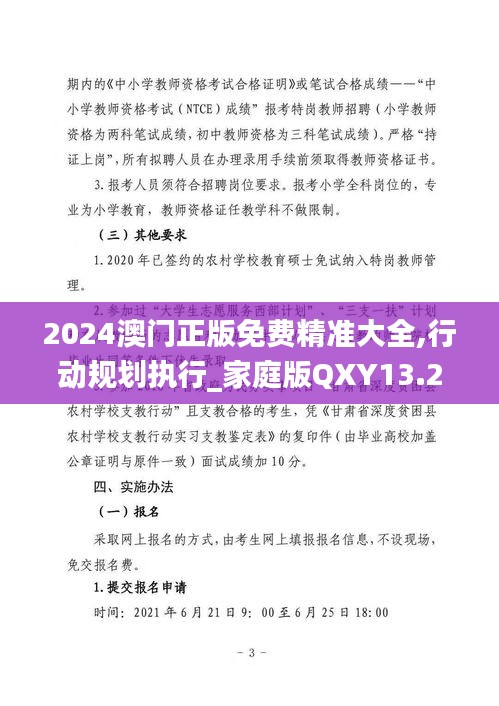 2024澳門正版免費精準(zhǔn)大全,行動規(guī)劃執(zhí)行_家庭版QXY13.25