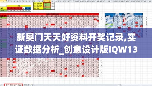 新奧門天天好資料開獎記錄,實證數(shù)據(jù)分析_創(chuàng)意設計版IQW13.98