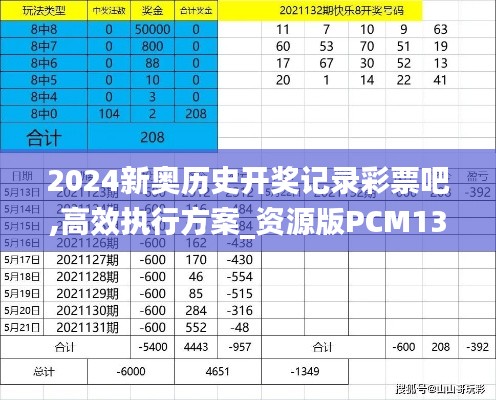 2024新奧歷史開(kāi)獎(jiǎng)記錄彩票吧,高效執(zhí)行方案_資源版PCM13.41