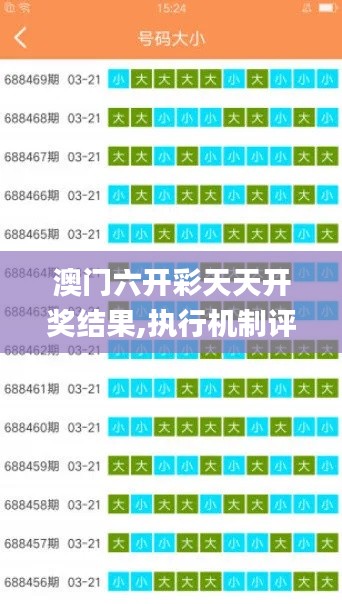 澳門六開彩天天開獎結果,執(zhí)行機制評估_便簽版KWX13.33