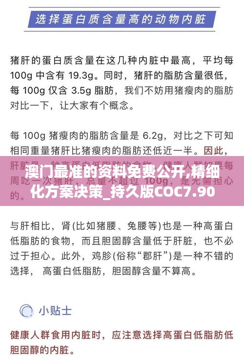 澳門最準的資料免費公開,精細化方案決策_持久版COC7.90