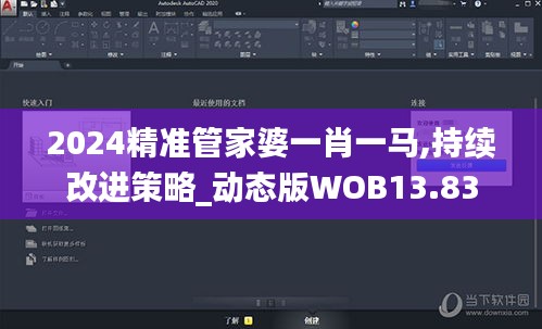 2024精準(zhǔn)管家婆一肖一馬,持續(xù)改進(jìn)策略_動態(tài)版WOB13.83