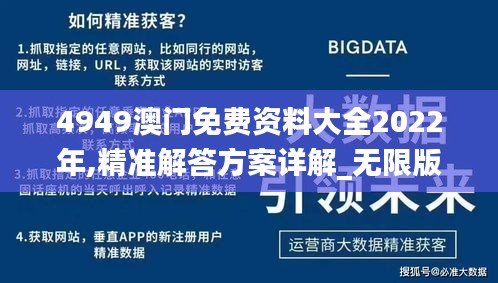 4949澳門免費資料大全2022年,精準(zhǔn)解答方案詳解_無限版BRJ13.43