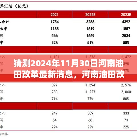 河南油田改革深度解讀與最新動態(tài)預(yù)測，聚焦2024年11月30日評測報告
