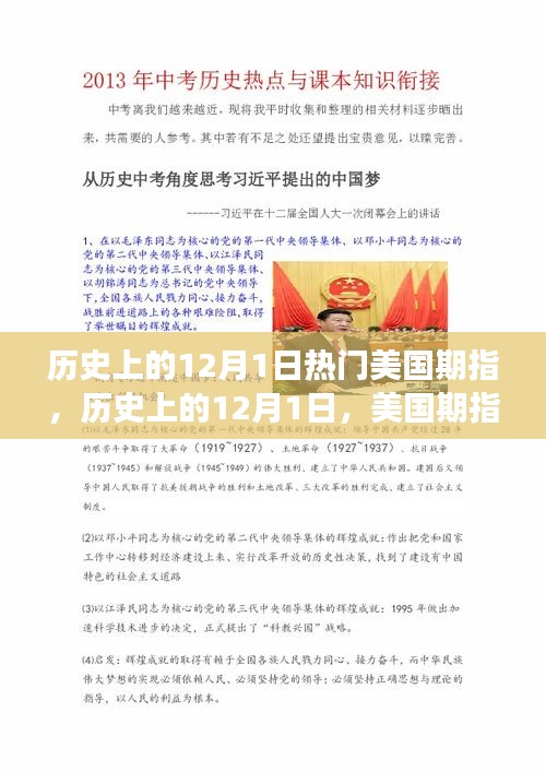 美國期指演變與影響，歷史上的12月1日回顧