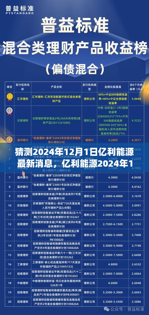 億利能源深度評測及用戶洞察，特性、體驗與競爭分析，最新動態(tài)預(yù)測至2024年12月1日揭曉！