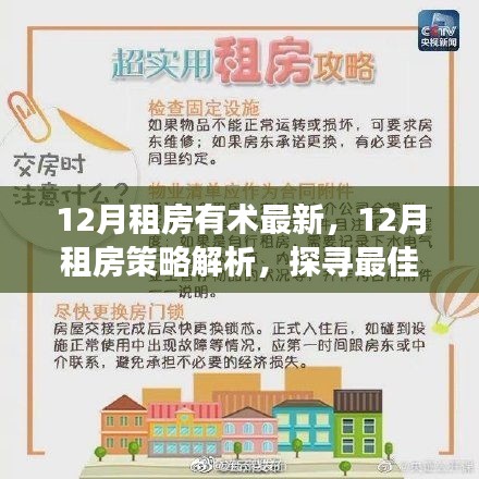 探尋最佳租賃時機與策略，最新租房策略解析在十二月租房有術(shù)