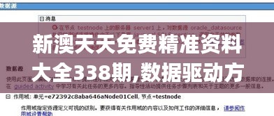 新澳天天免費精準(zhǔn)資料大全338期,數(shù)據(jù)驅(qū)動方案實施_GT35.758-5