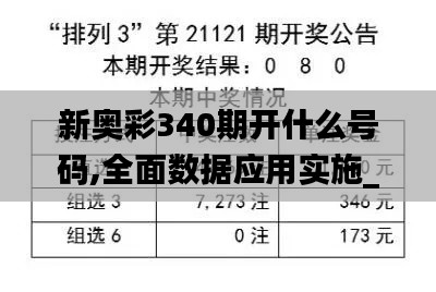 新奧彩340期開(kāi)什么號(hào)碼,全面數(shù)據(jù)應(yīng)用實(shí)施_專(zhuān)屬版29.462-1