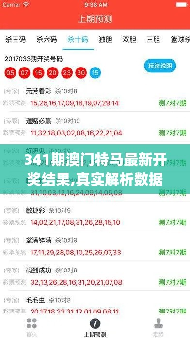 341期澳門特馬最新開獎結果,真實解析數據_安卓版2.993
