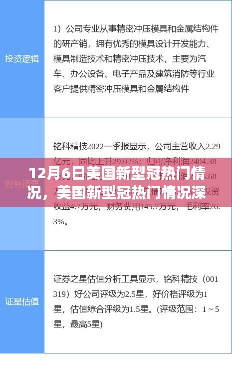 美國(guó)新型冠疫情深度解析，背景、事件與影響，熱門情況探討（12月6日更新）