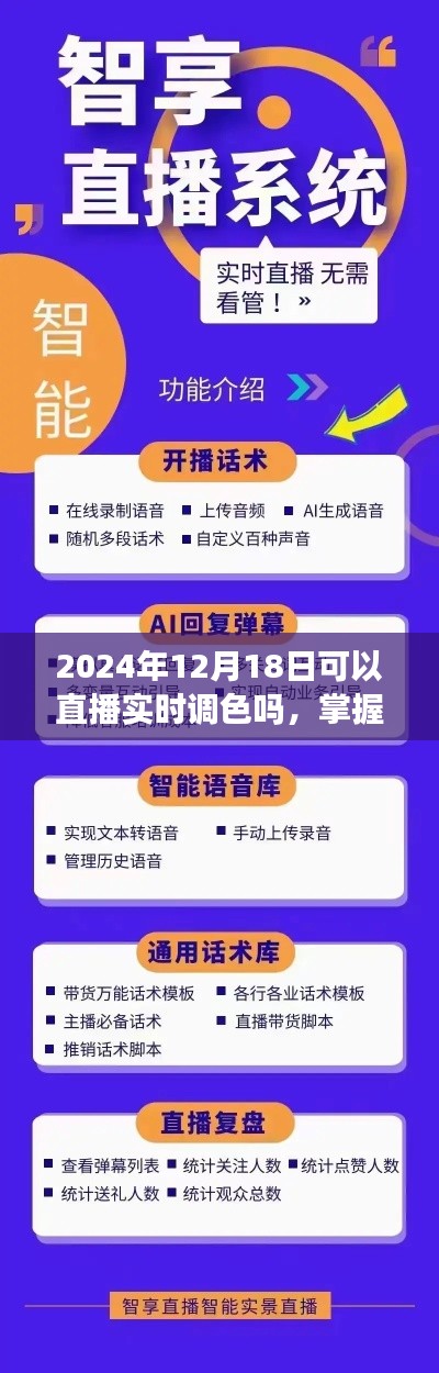 掌握未來直播調(diào)色技術(shù)，2024年實(shí)時調(diào)色直播實(shí)戰(zhàn)指南與前瞻性