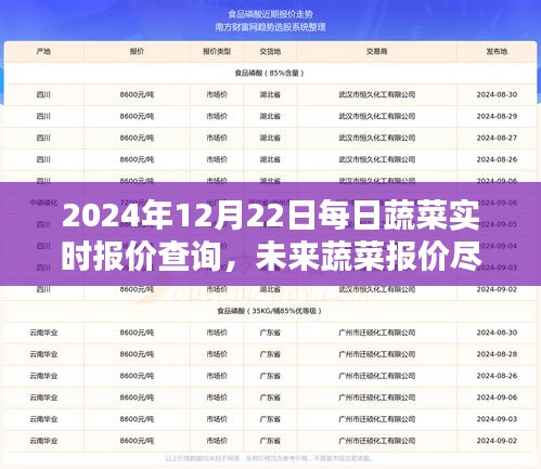 智能蔬菜報(bào)價(jià)查詢系統(tǒng)全新上線，實(shí)時(shí)掌握未來(lái)蔬菜報(bào)價(jià)，每日蔬菜價(jià)格查詢（2024年12月22日）