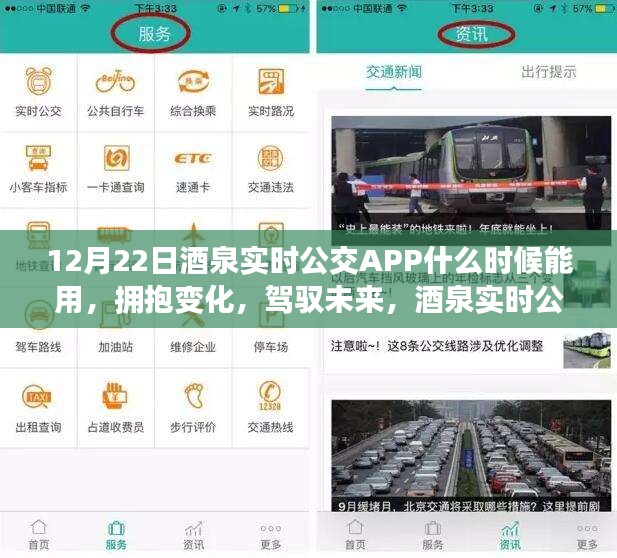 擁抱變化，駕馭未來，酒泉實時公交APP的期待與自我成長啟示——啟用時間解析