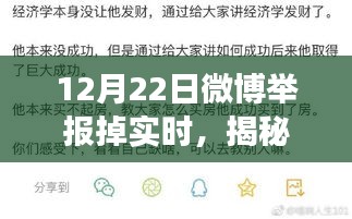 揭秘微博舉報(bào)失效事件，網(wǎng)絡(luò)監(jiān)管面臨實(shí)時(shí)動(dòng)態(tài)挑戰(zhàn)，12月22日微博遭遇監(jiān)管風(fēng)波