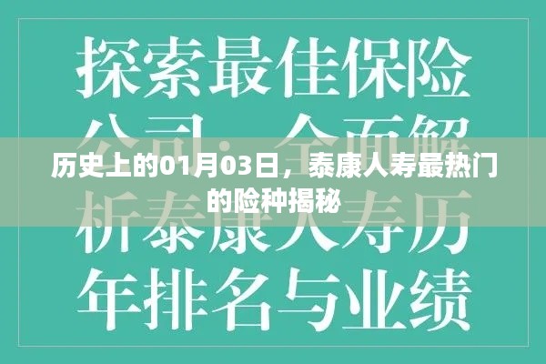 泰康人壽熱門險(xiǎn)種揭秘，歷史上的今天（一月三日）