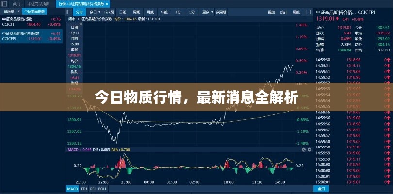 今日物質行情，最新消息全解析