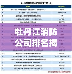 牡丹江消防公司排名揭曉，TOP 10榜單吸引眼球！