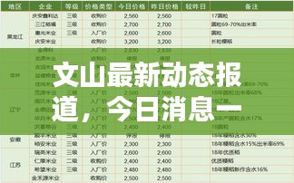 文山最新動(dòng)態(tài)報(bào)道，今日消息一網(wǎng)打盡！