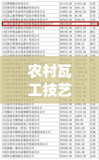農(nóng)村瓦工技藝傳承與創(chuàng)新，揭秘杰出瓦工師傅前十名榜單