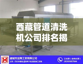 西藏管道清洗機公司排名揭曉，優(yōu)質企業(yè)榜單不容錯過！