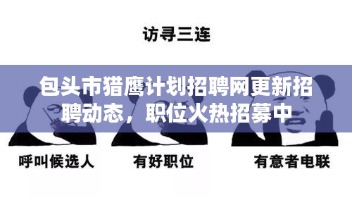 包頭市獵鷹計劃招聘網(wǎng)更新招聘動態(tài)，職位火熱招募中