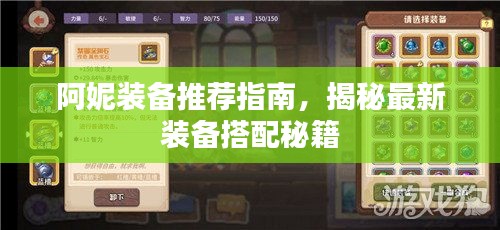 阿妮裝備推薦指南，揭秘最新裝備搭配秘籍